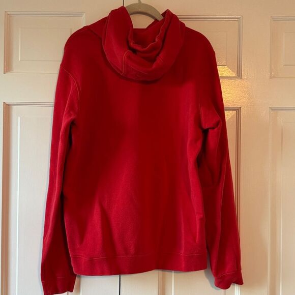 NIKE UNIVERSITY GEORGIA HOODIE SWEATSHIRT RED COTTON SIZE MEDIUM MEN'S BULLDOGS - Picture 2 of 5